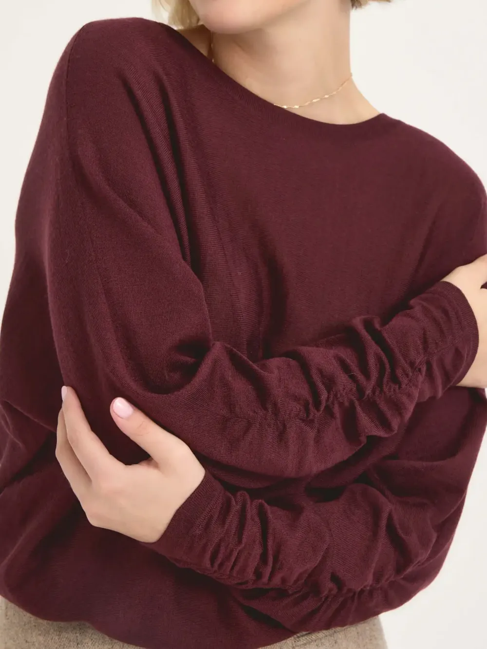 Merlot Reversible Sweater