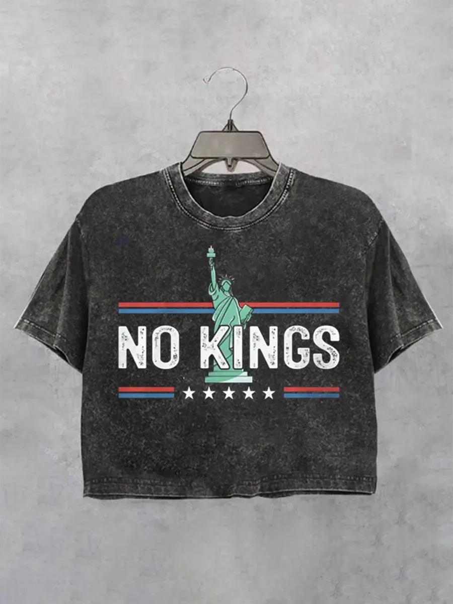 No Kings Crop T-Shirt