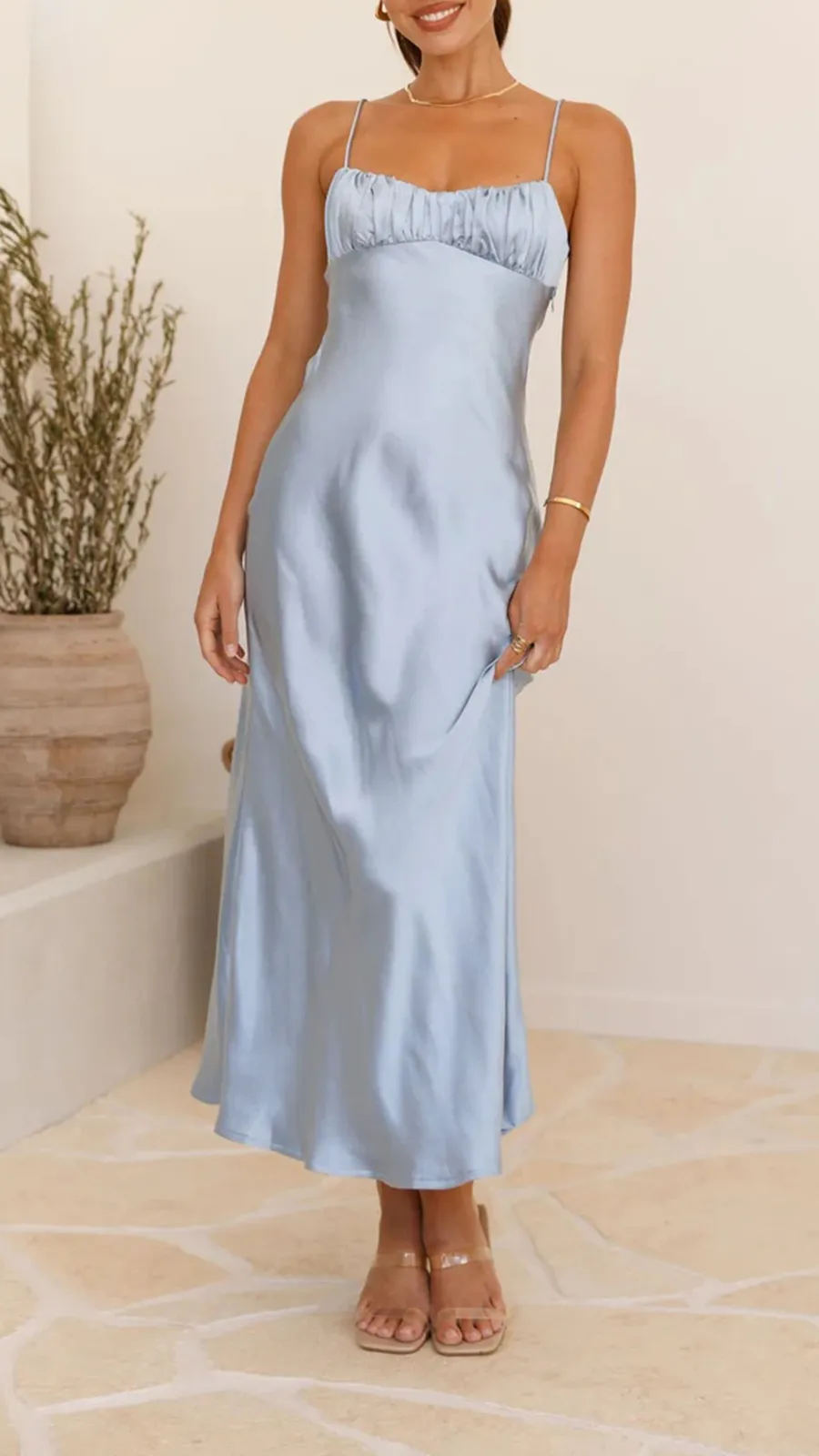 Open Back Sexy Maxi Dress