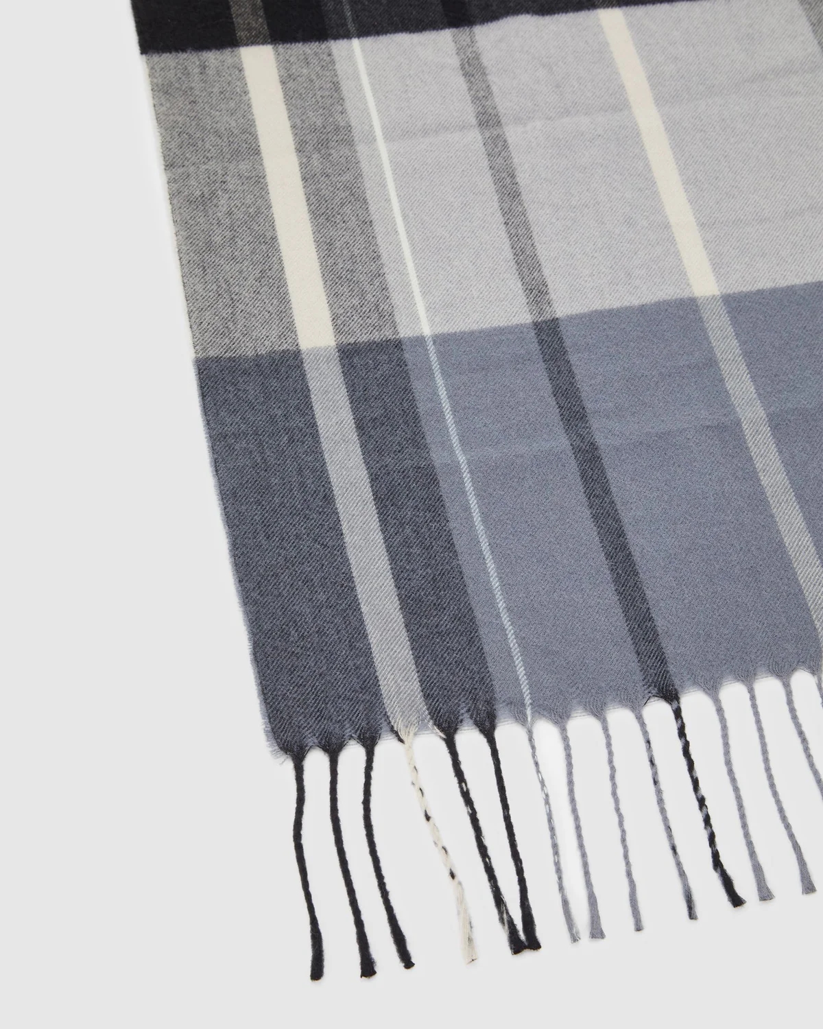 Cotton Plaid Scarf