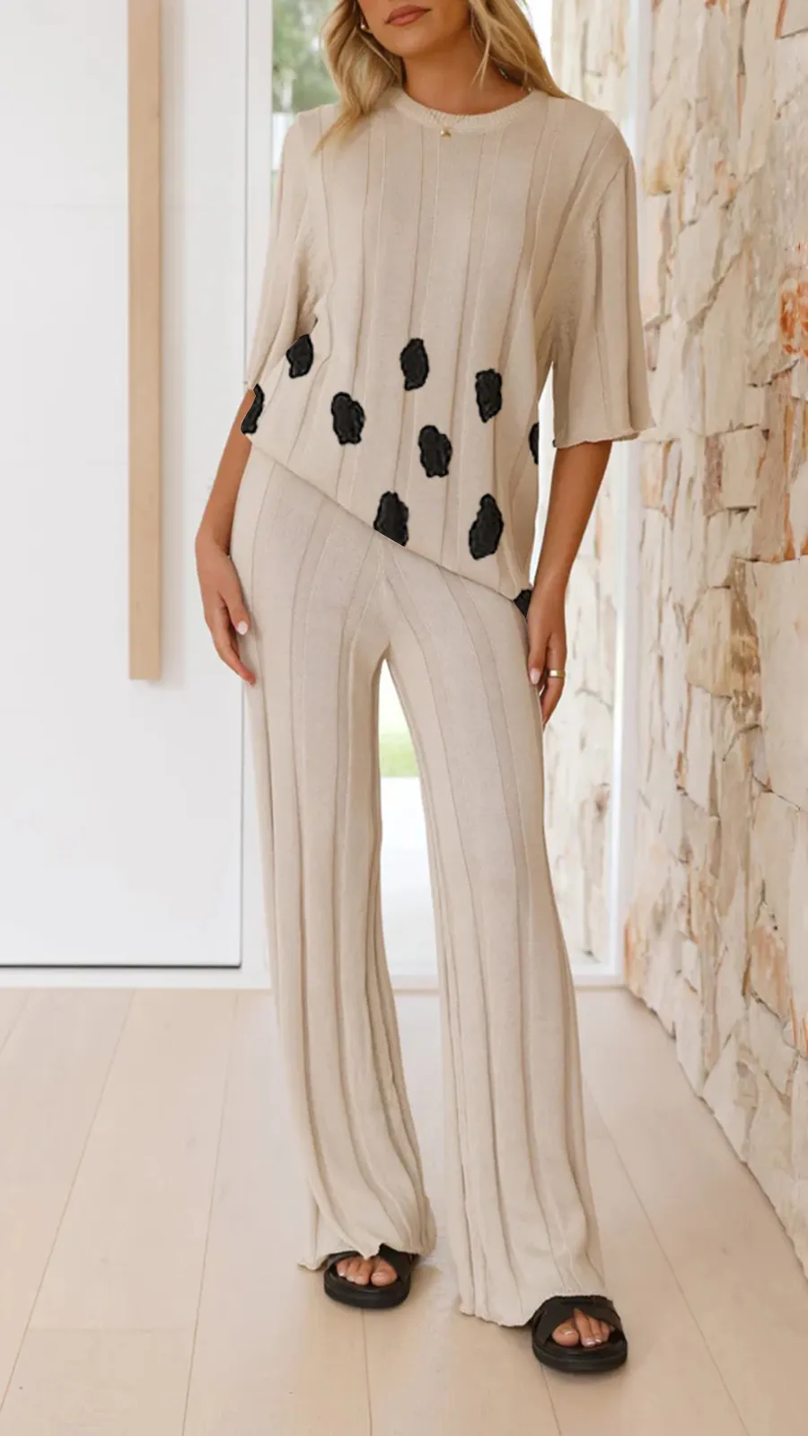 Knitted Heavy Drape Top