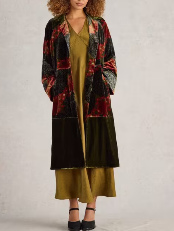 Velvet Duster Coat