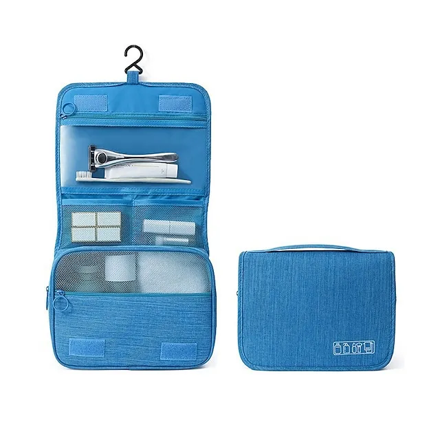 Hanging Toiletry Travel Bag Travel Cosmetic Organizer Accessories Storage Bag Waterproof Makeup Cosmetic Bag With Multi Pocket Bathroom Wash Bag