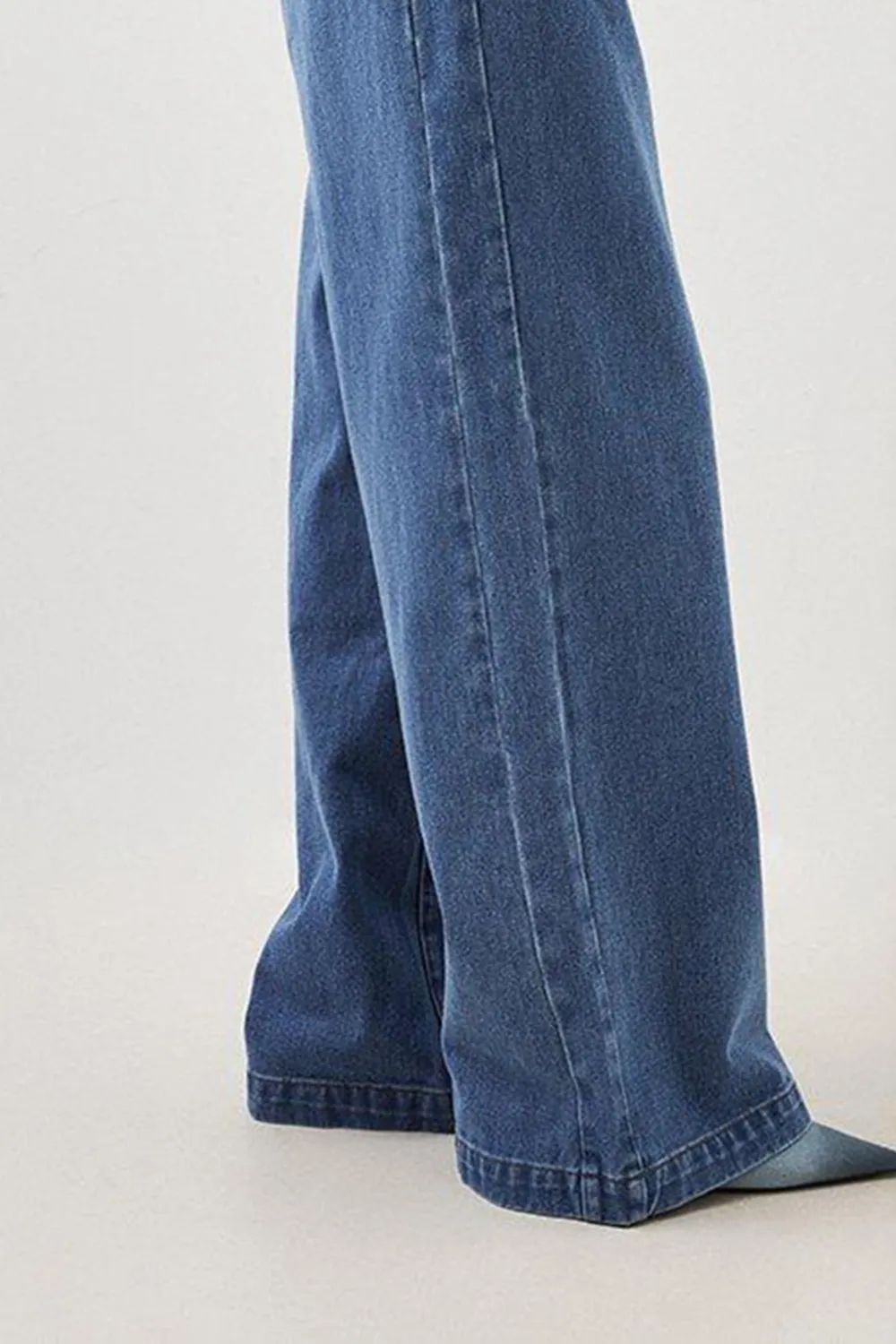 Daily Denim Wide Leg Trousers