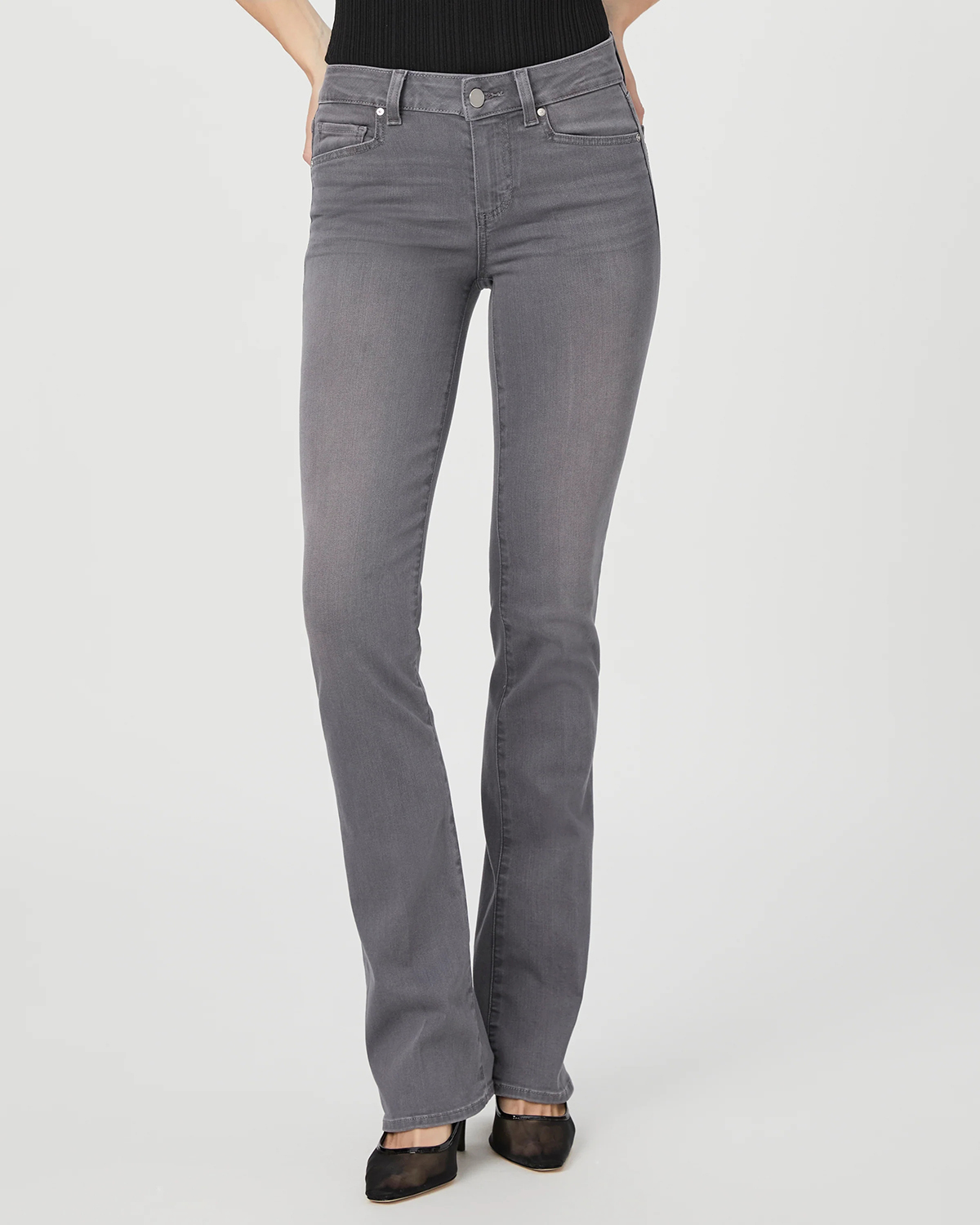 Gray Bootcut Jeans