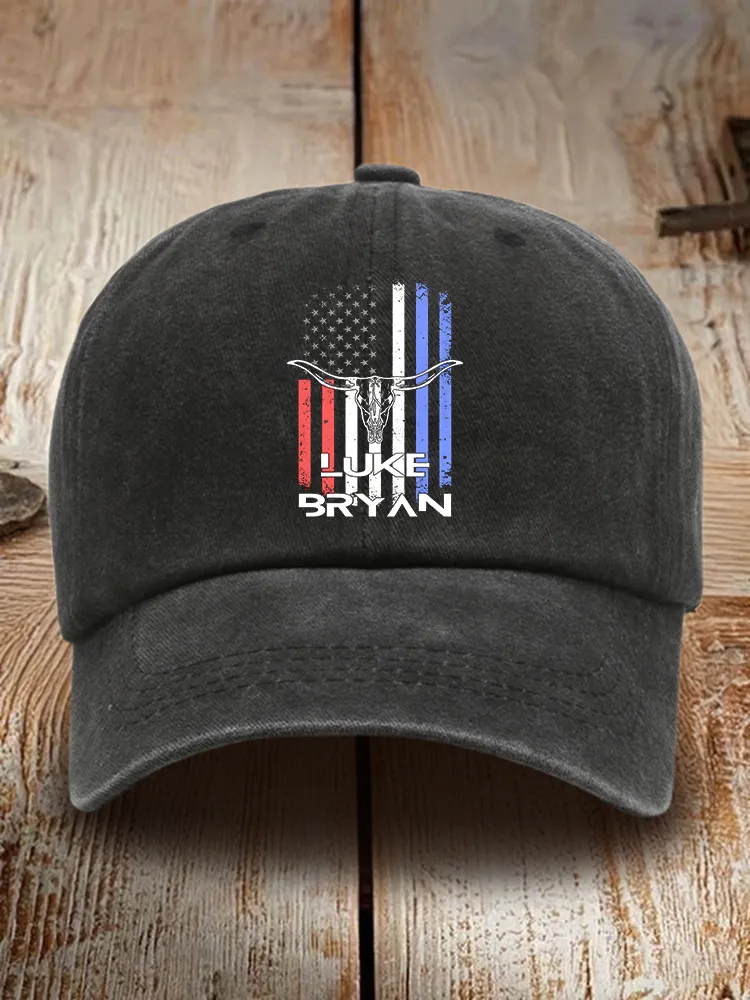 Luke Bryan Washed Baseball Cap