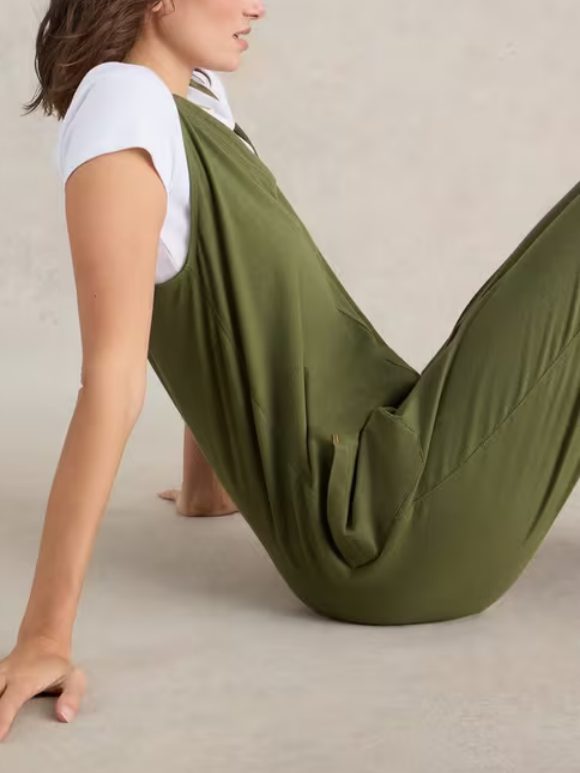 Jersey V Neck Jumpsuit