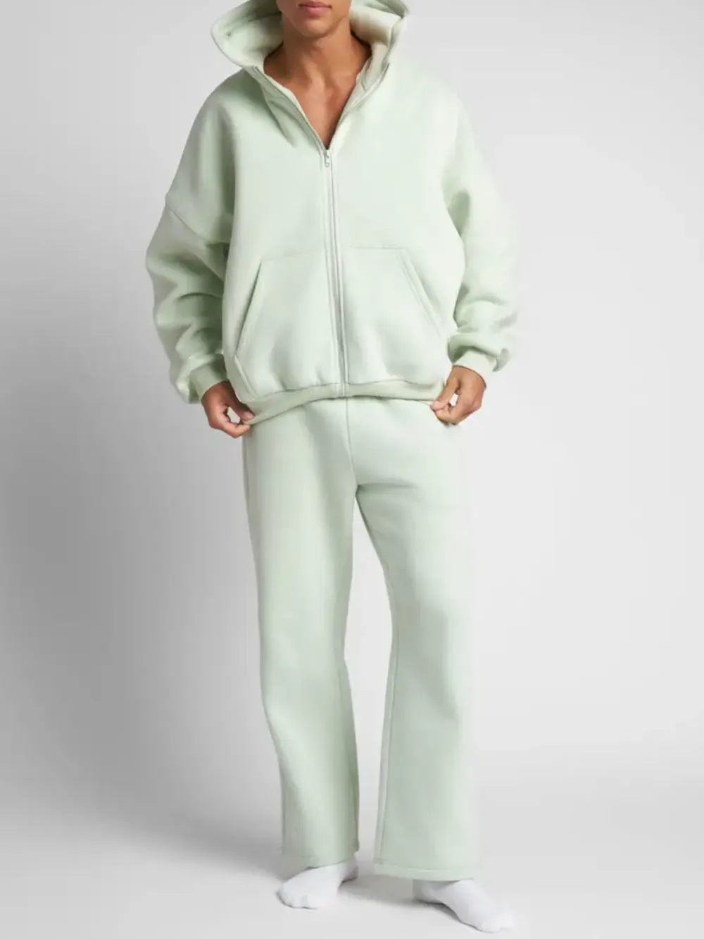Pastel Zip Hoodie
