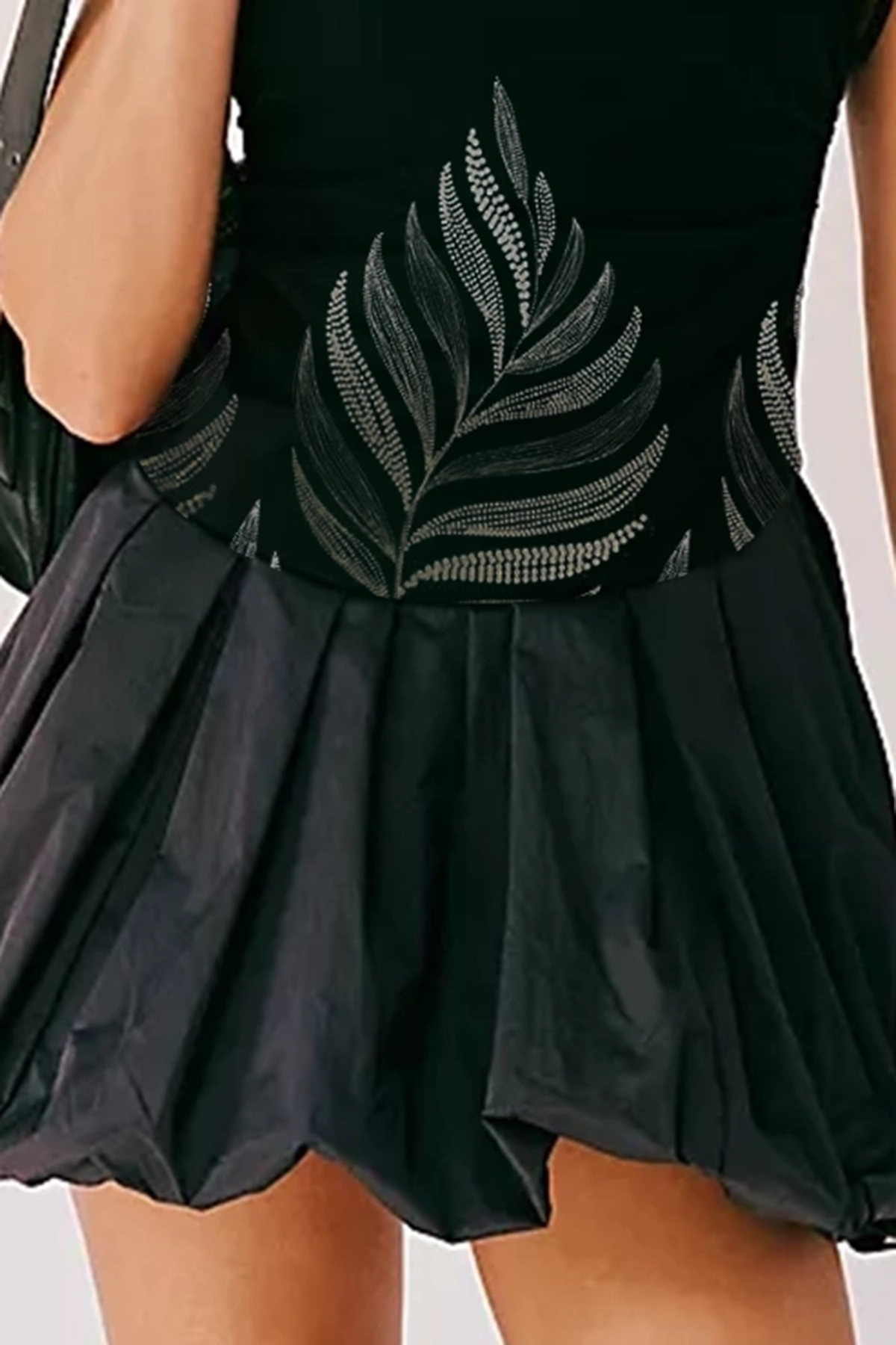 Strapless Corset Waist Mini Dress