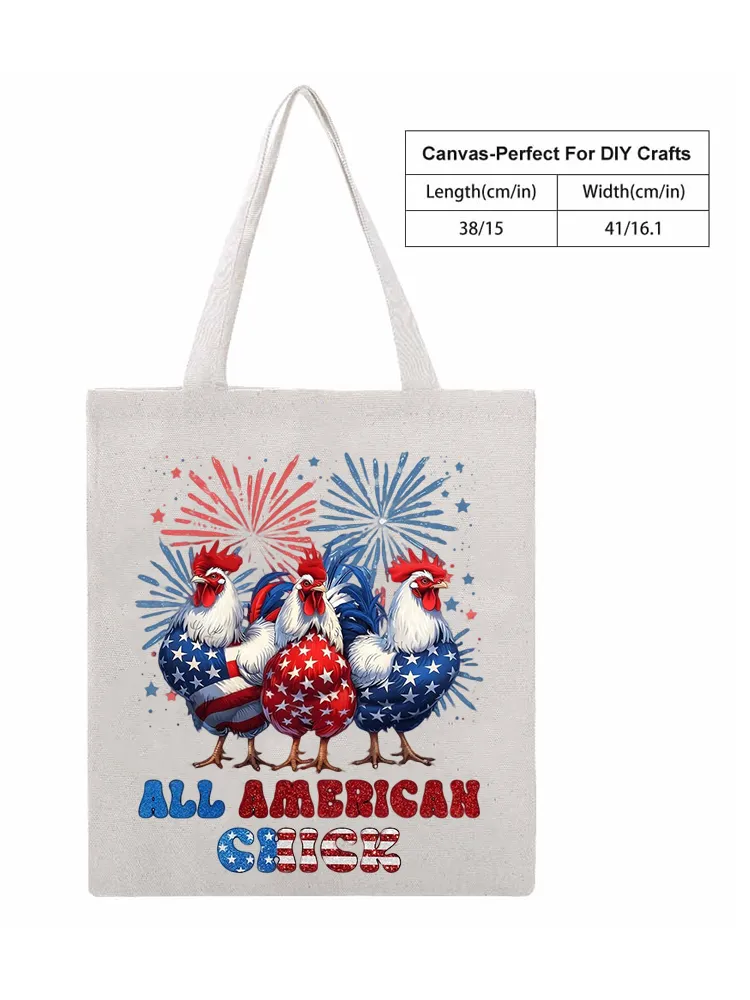 Women's Independence Day Canvas Bag
