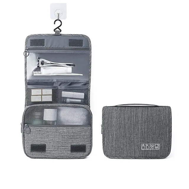 Hanging Toiletry Travel Bag Travel Cosmetic Organizer Accessories Storage Bag Waterproof Makeup Cosmetic Bag With Multi Pocket Bathroom Wash Bag