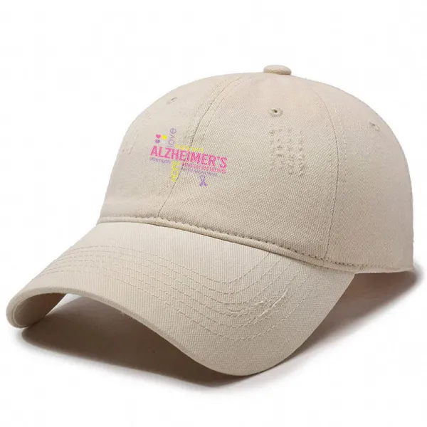 Love Support Alzheimer'S Strength Hope Awareness Save Memories Cure Baseball Cap