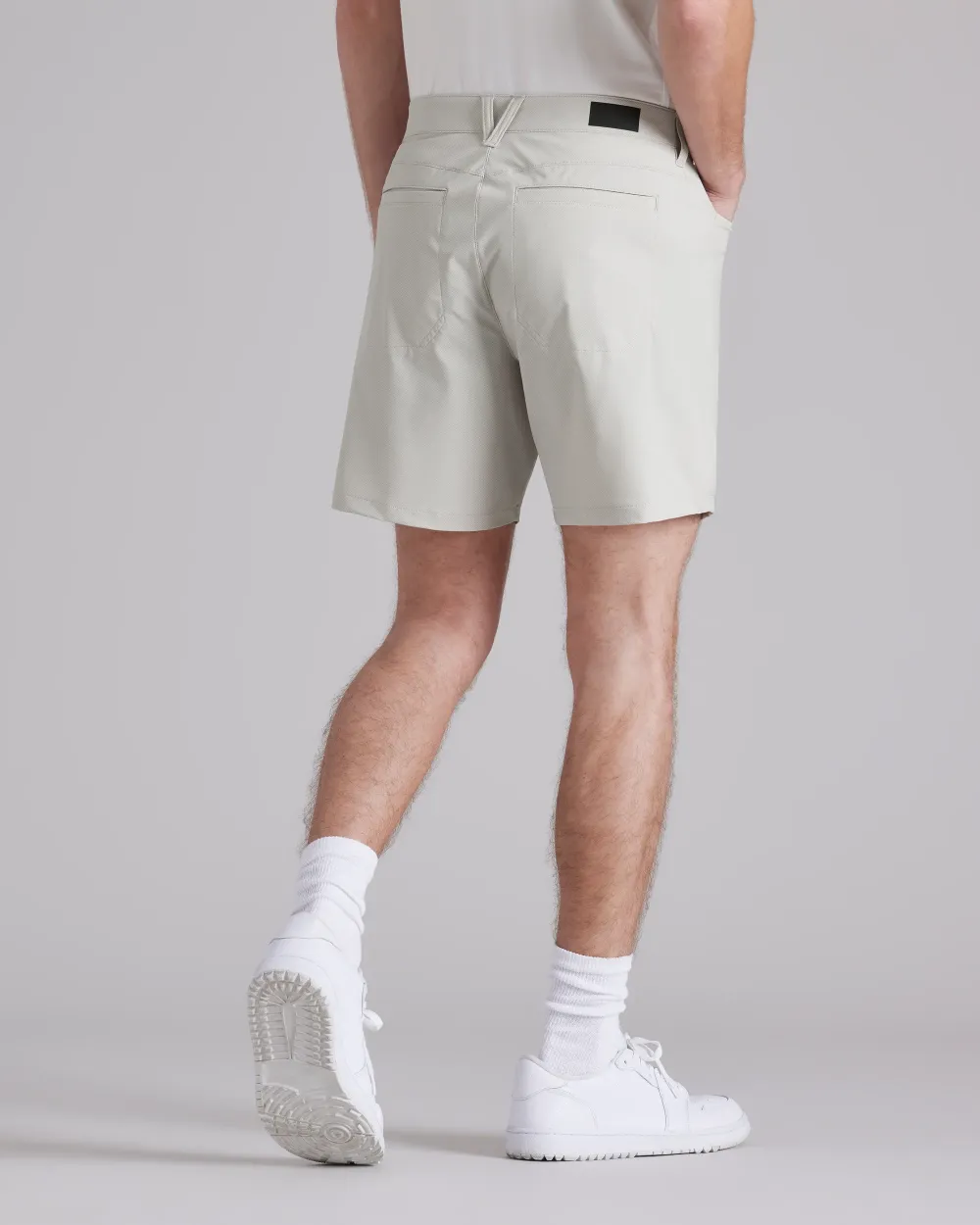 Gray Slim - Fit Men's Shorts