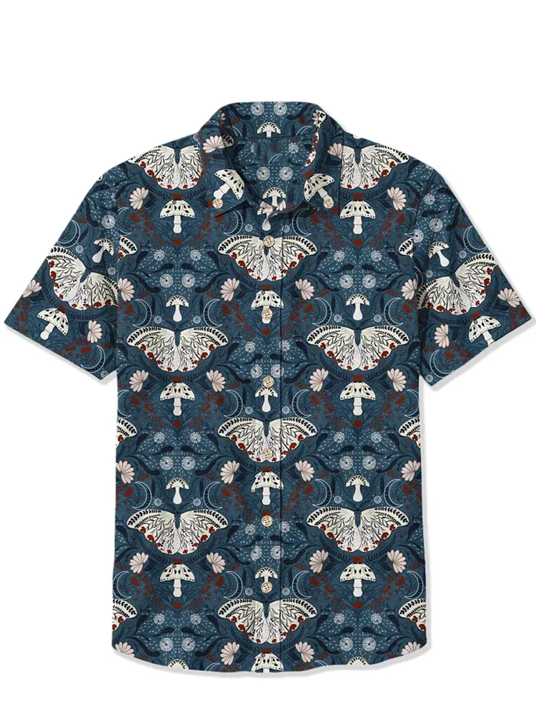 Butterfly Pattern Shirt