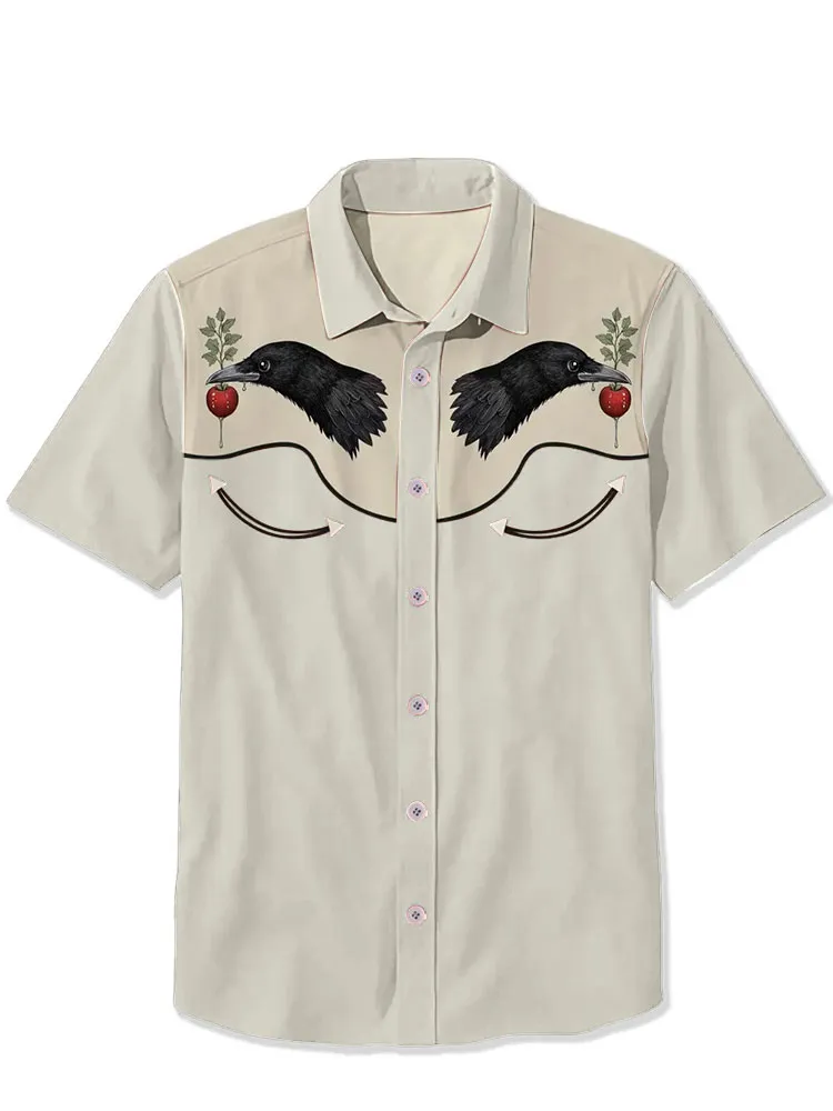 Crow And Red Fruit Shirt