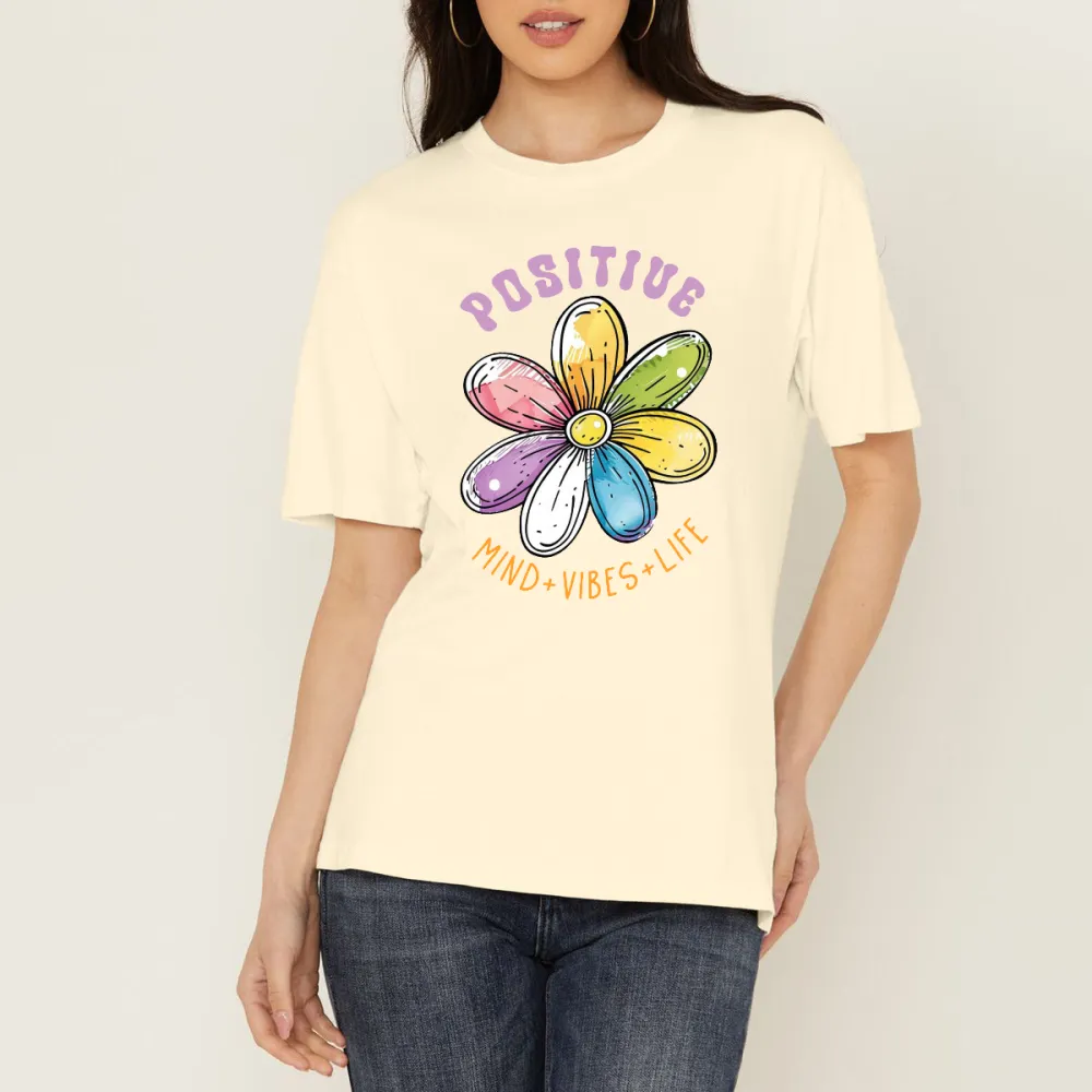 Floral Graphic Casual T-Shirt
