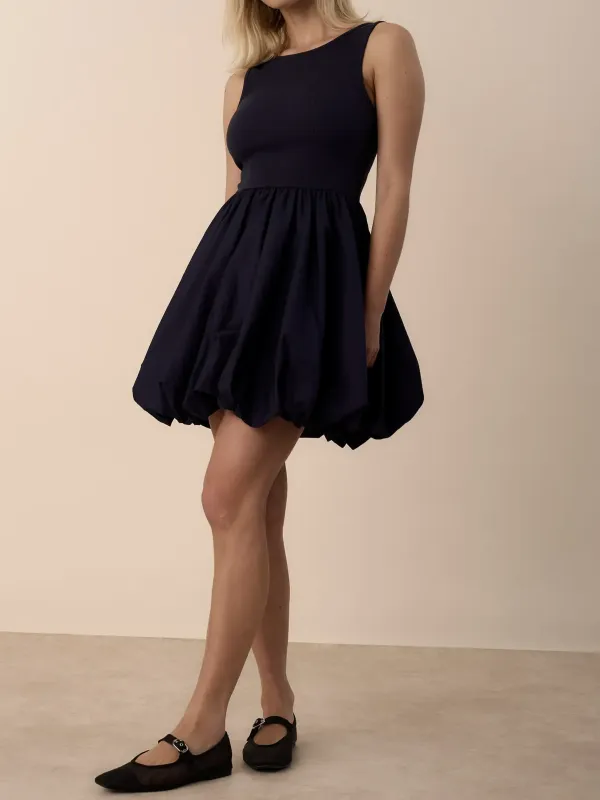Mini Bubble Hem Dress