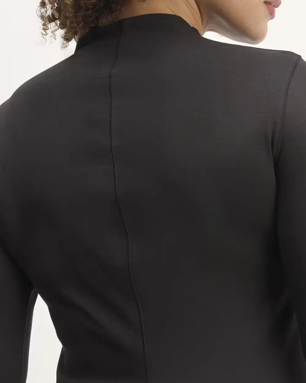 Long Sleeve Funnel-Neck Tee