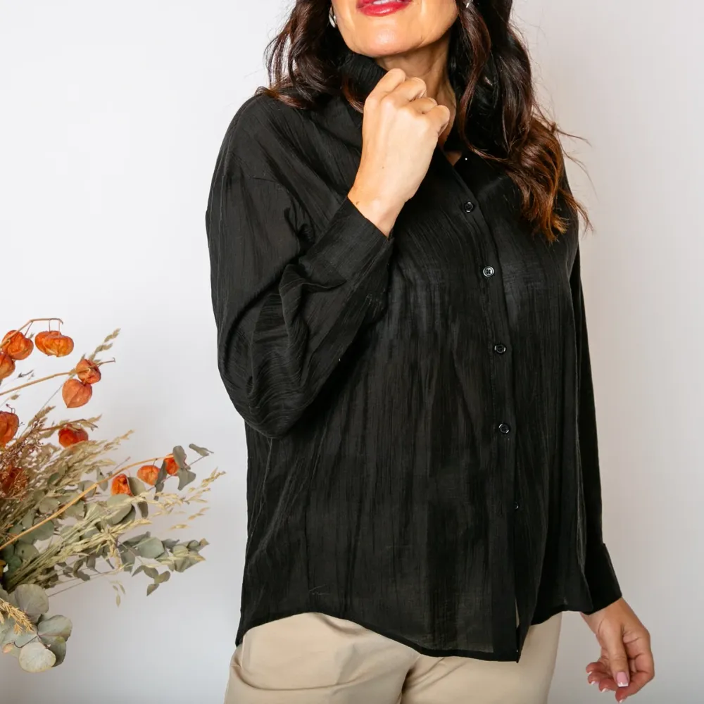 Relaxed Fit Henley Shirt
