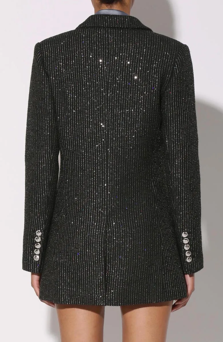 Trishelle Stripe Tweed Blazer