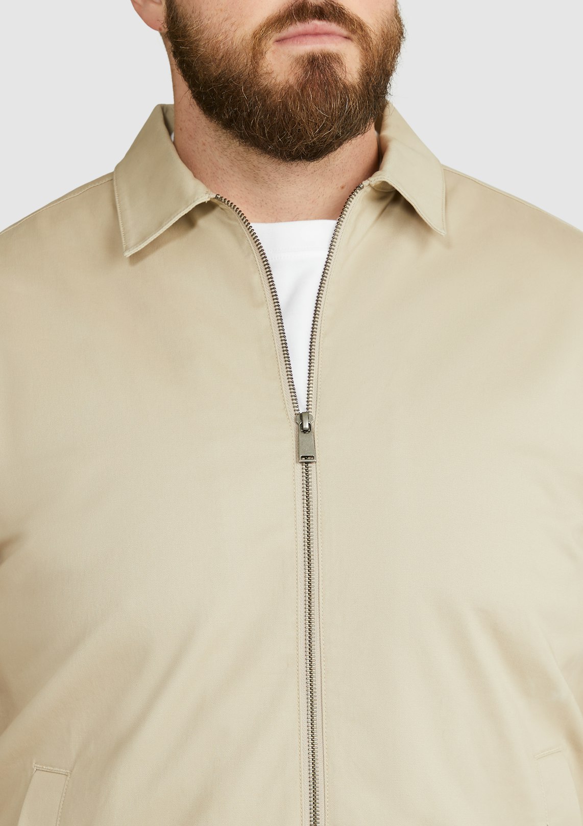 LAPEL HARRINGTON JACKET