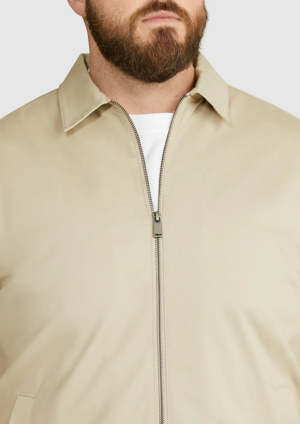 LAPEL HARRINGTON JACKET