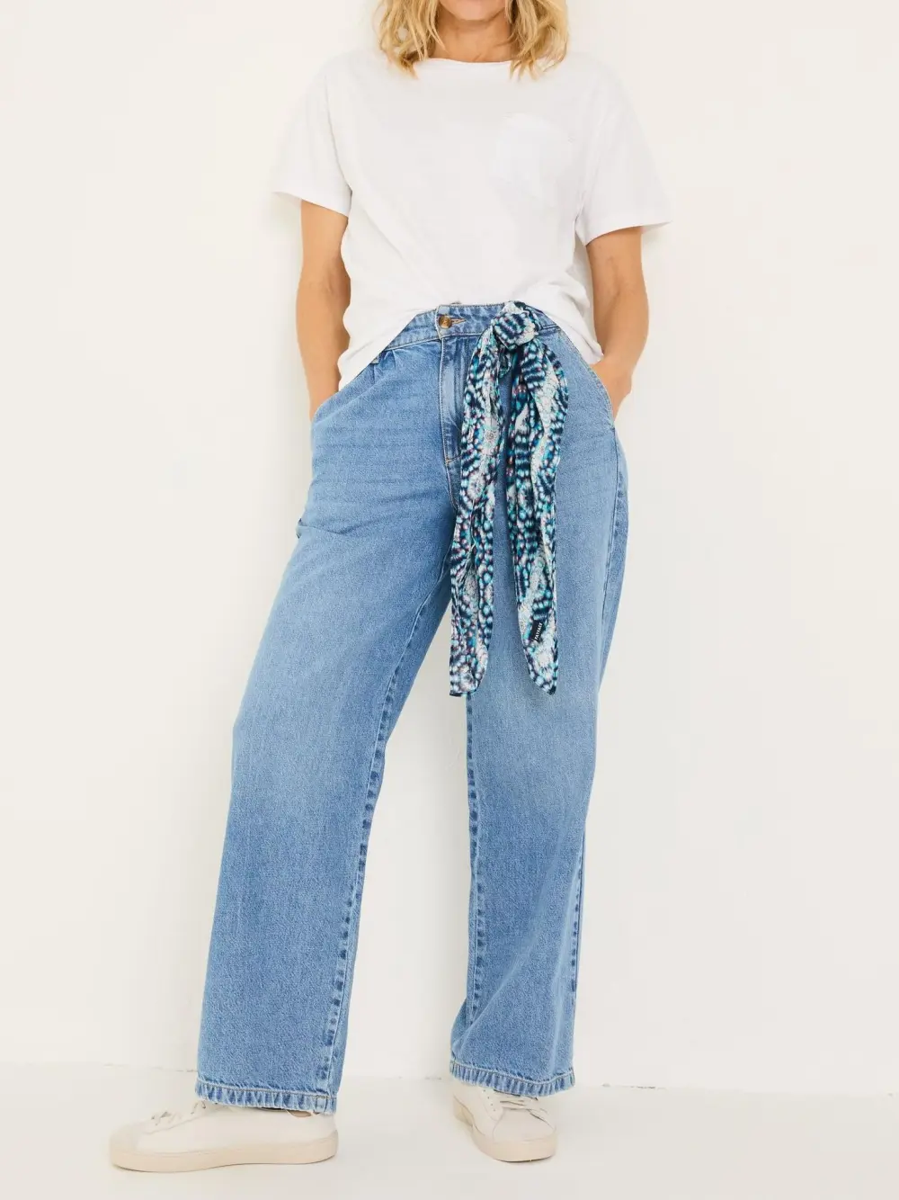 Denim Vintage Wide Leg Jeans