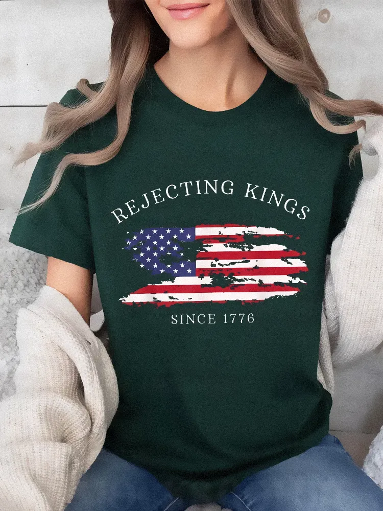 Rejecting Kings Since 1776 Protest Unisex T-Shirt
