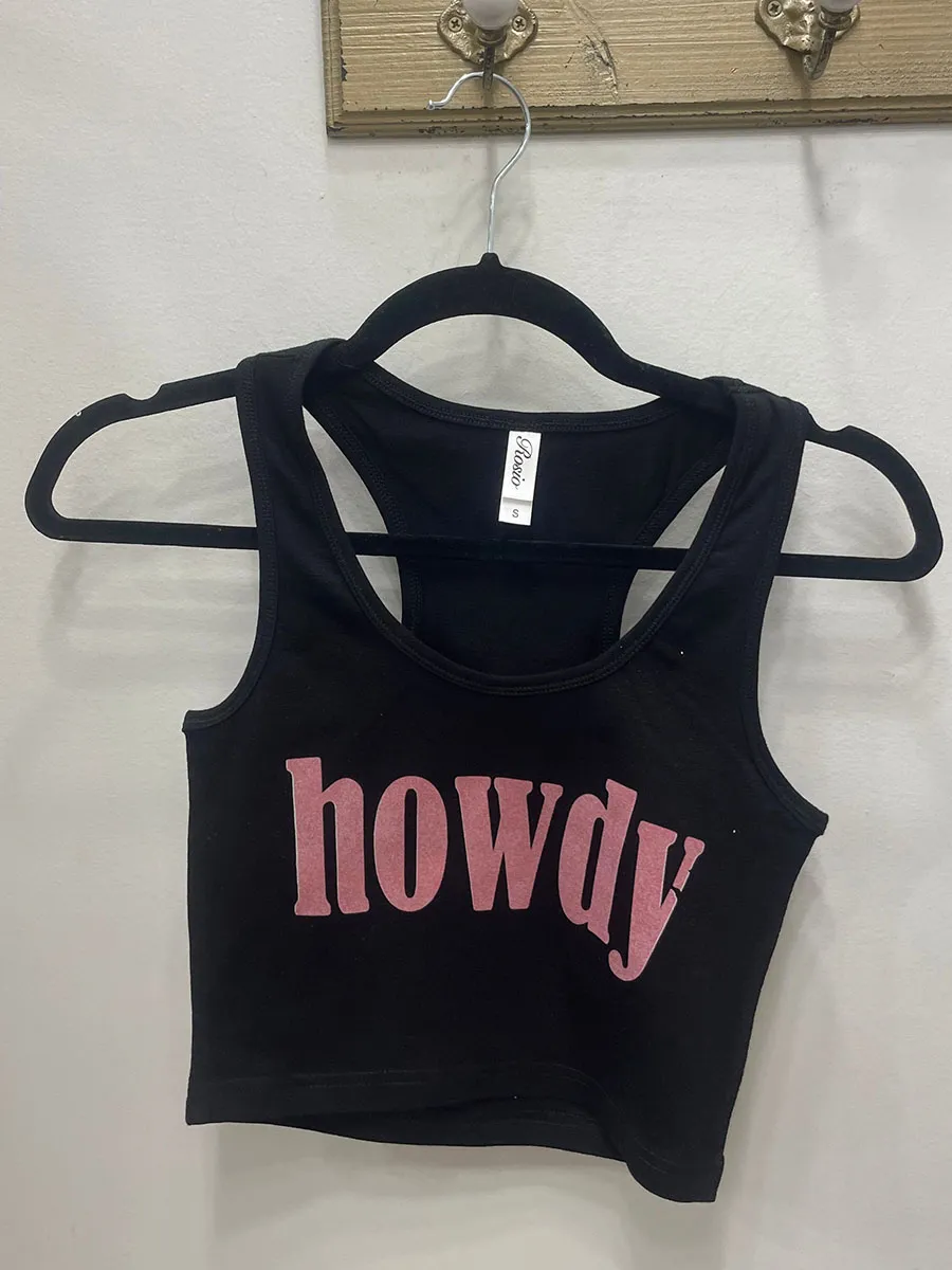 Crew Neck Racerback Tank