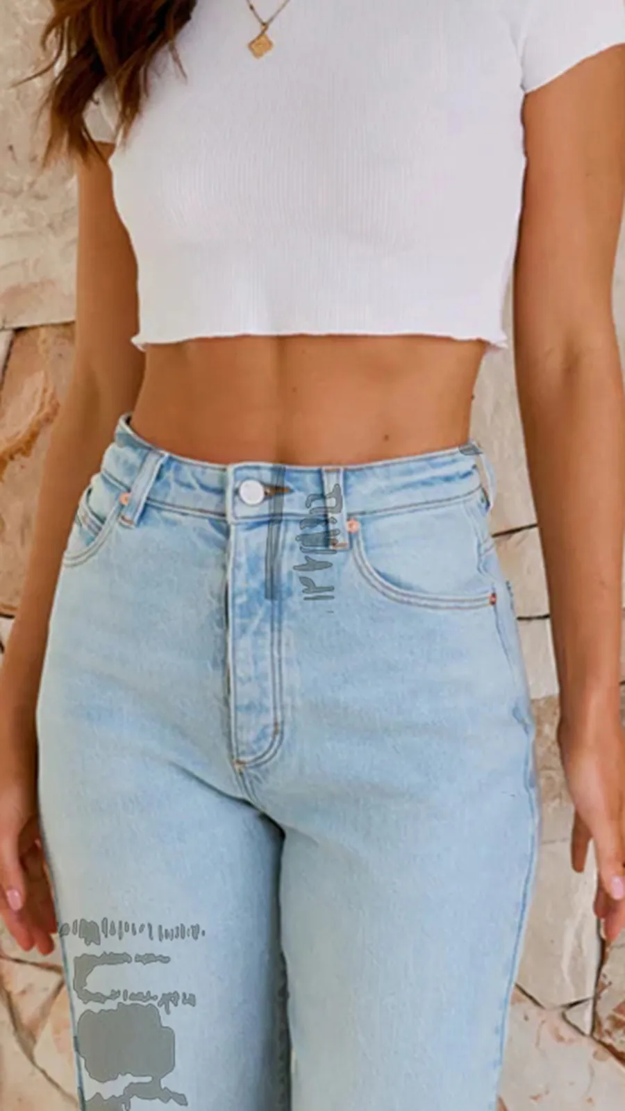 High Baggy Fit Jeans