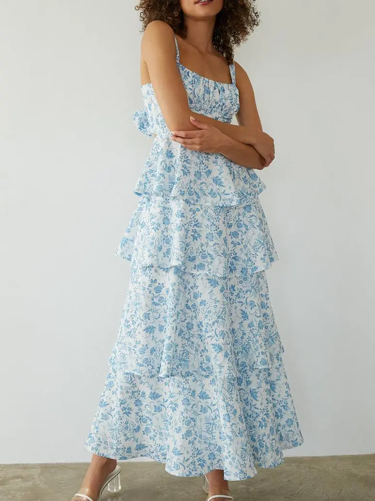 Tiered Maxi Dress