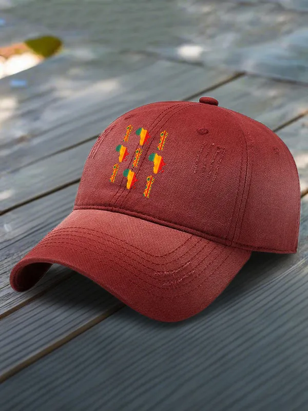 Juneteenth Printed Baseball Cap