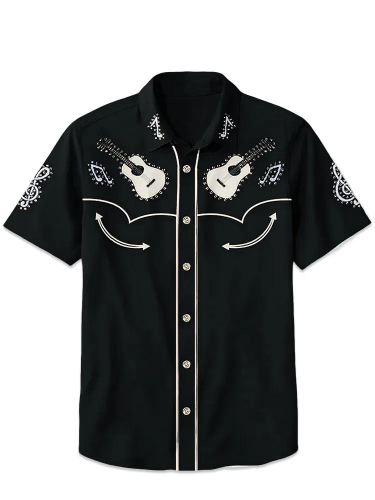 Country And Western Guitar Shirt