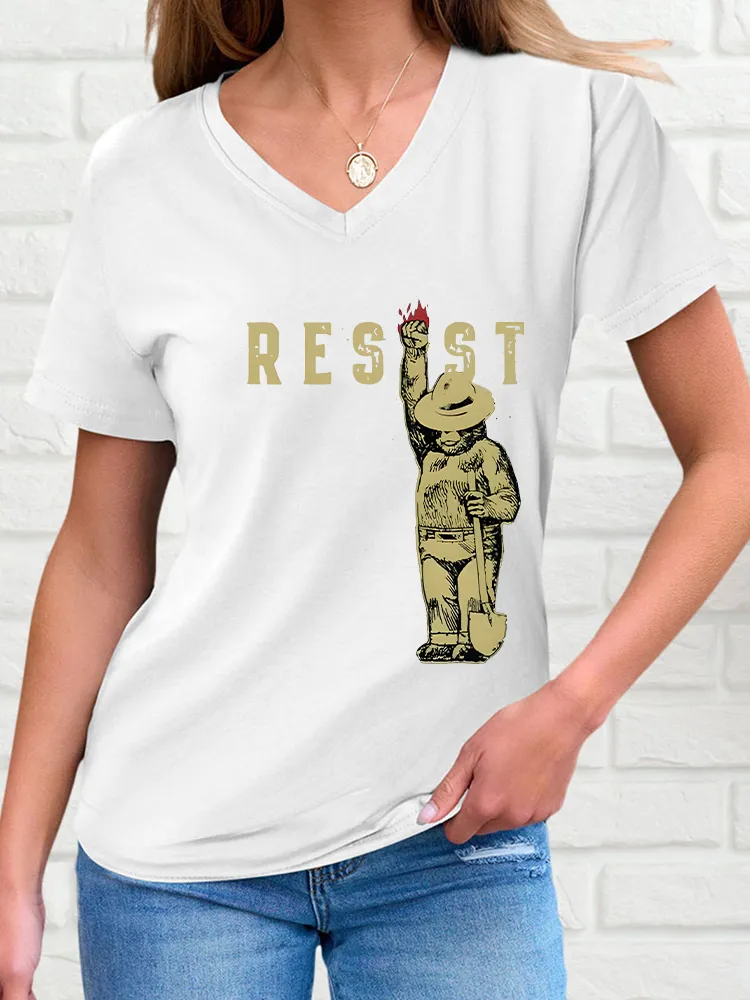 Women'S Resist V-Neck Short-Sleeved T-Shirt
