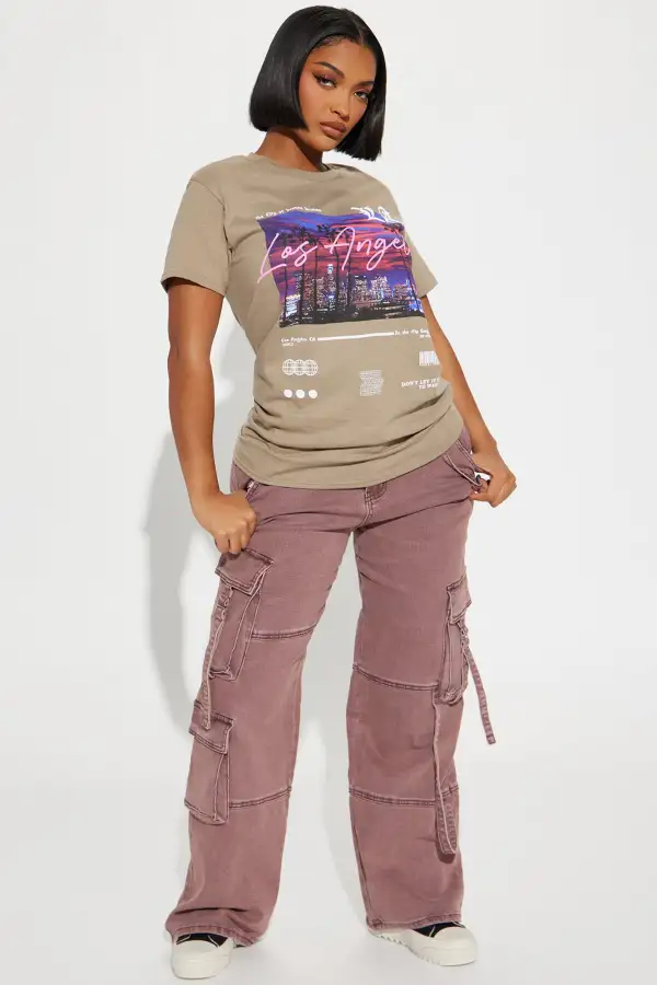 West Side Views Short Sleeve Tee - Sand