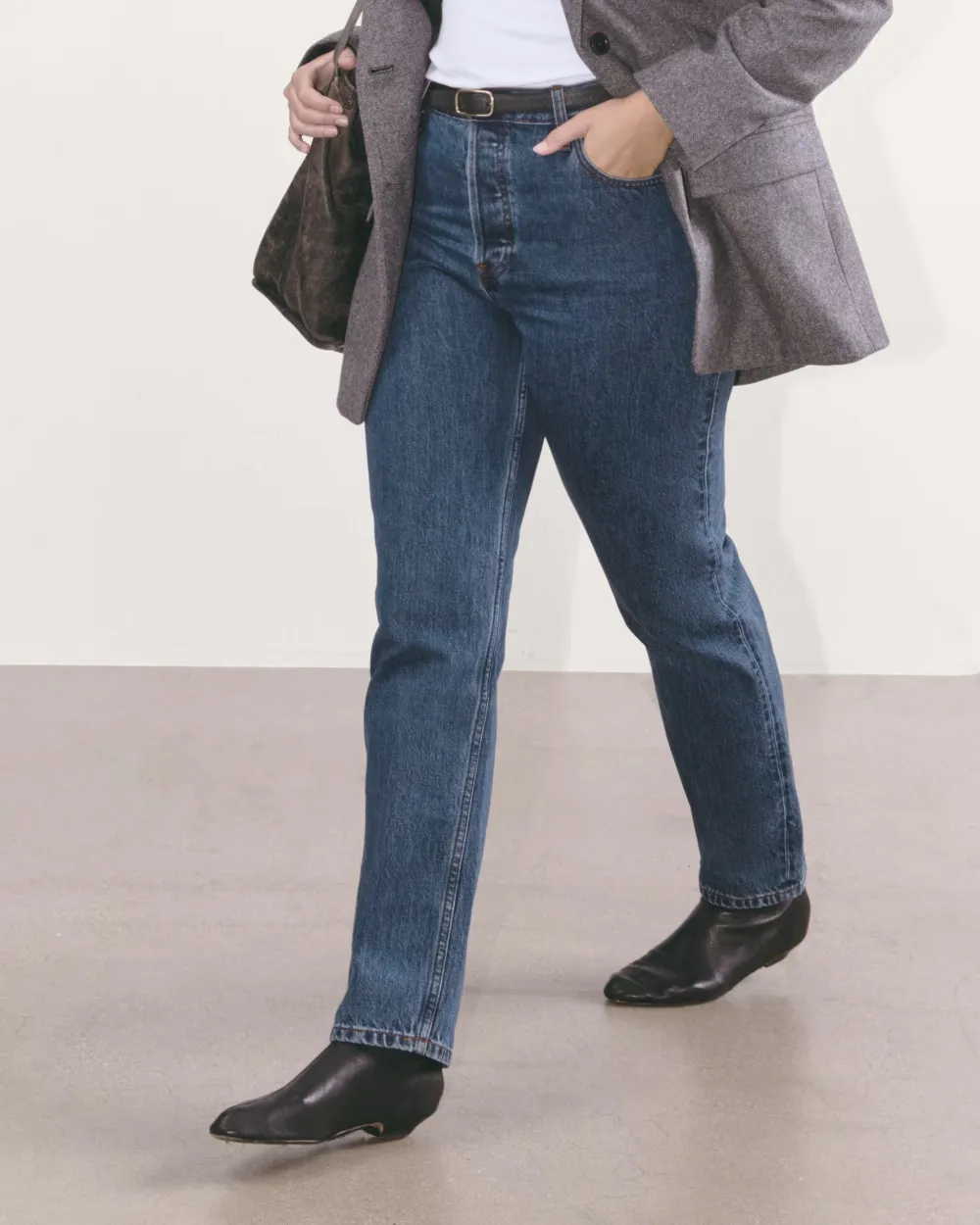 Mid-Waist Jeans