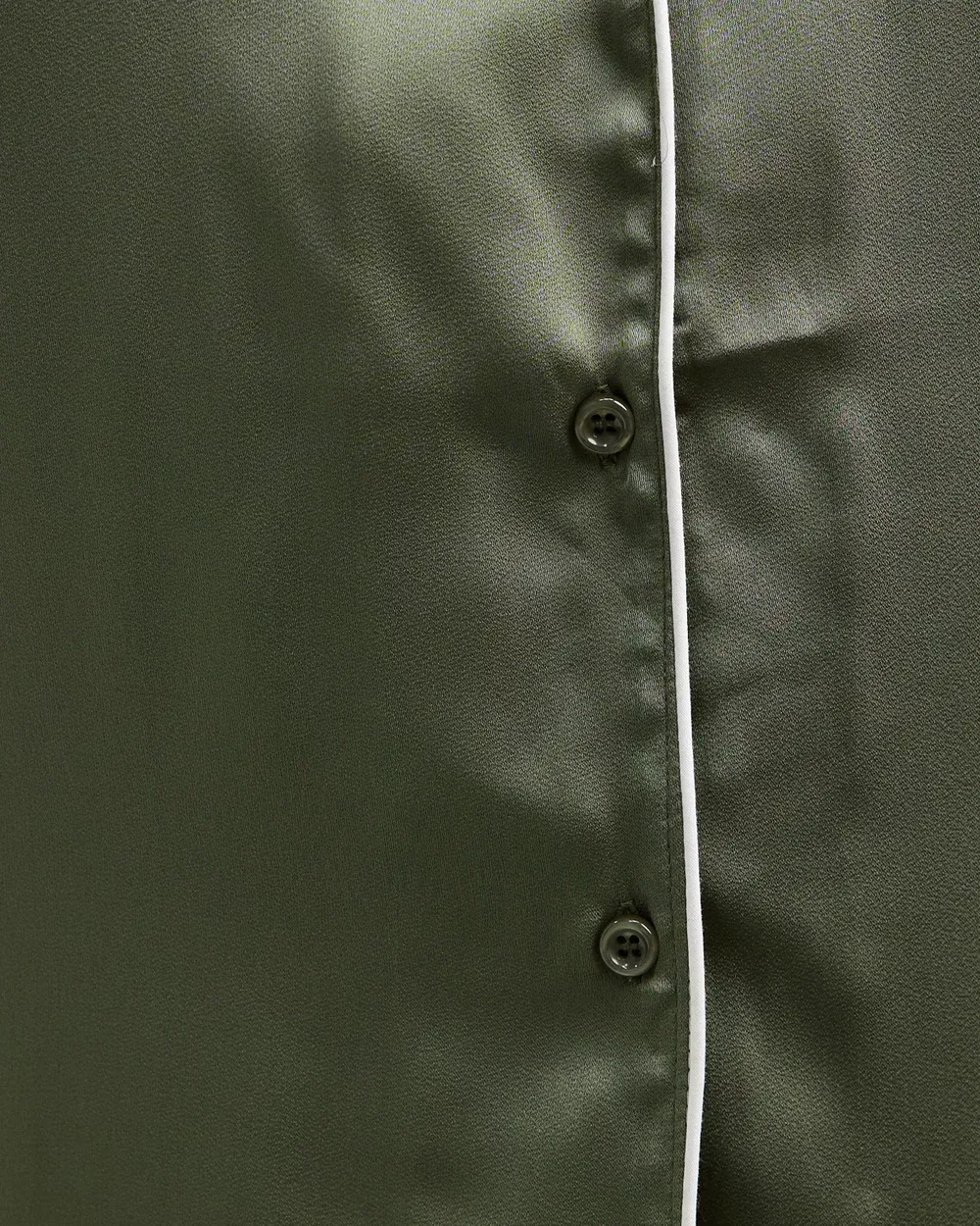 Short Satin Shirt PJ Set