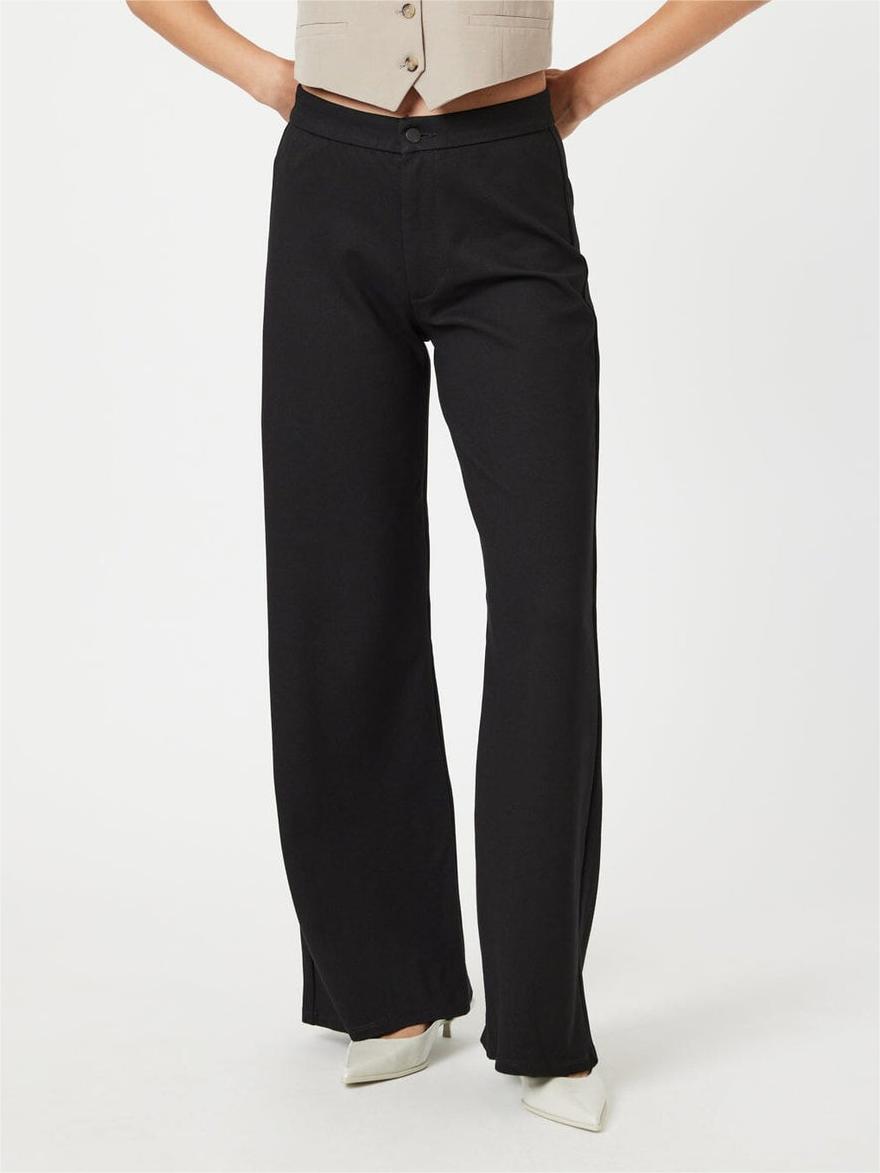 Cotton Wide Leg Pants