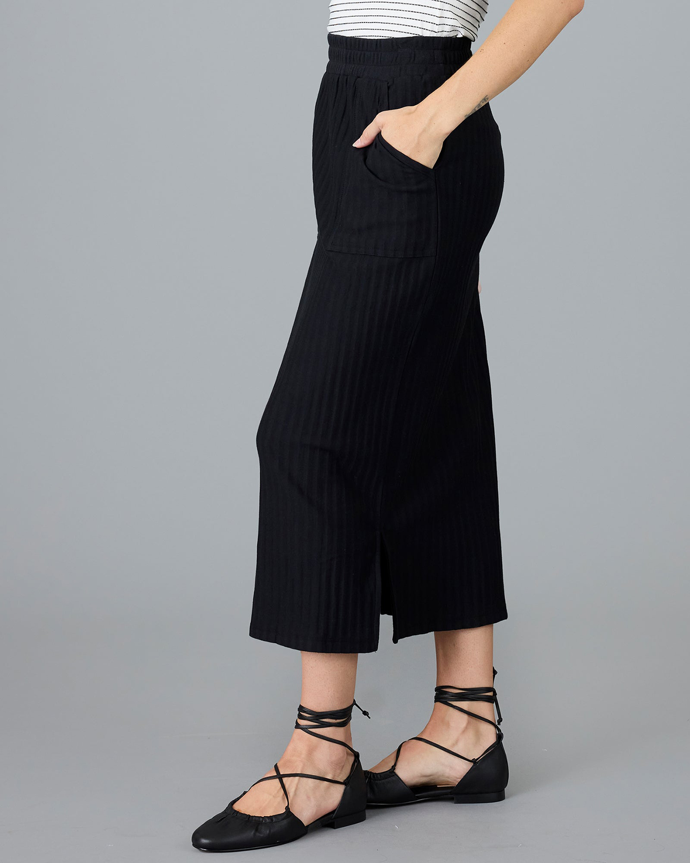 Black Midi Skirt