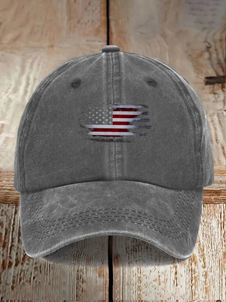 National Flag Print Baseball Caps