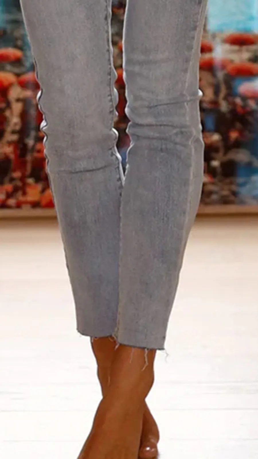 Light-Colored Skinny Jeans