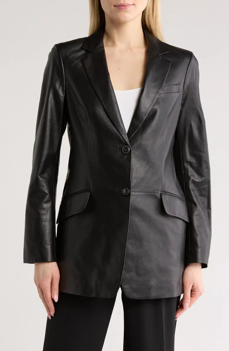 Charles Leather Blazer