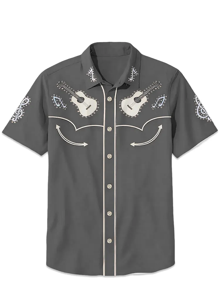 Country And Western Guitar Shirt
