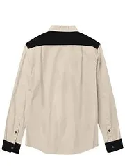 Men's Vintage Snake And Flower Long Sleeves Shirt