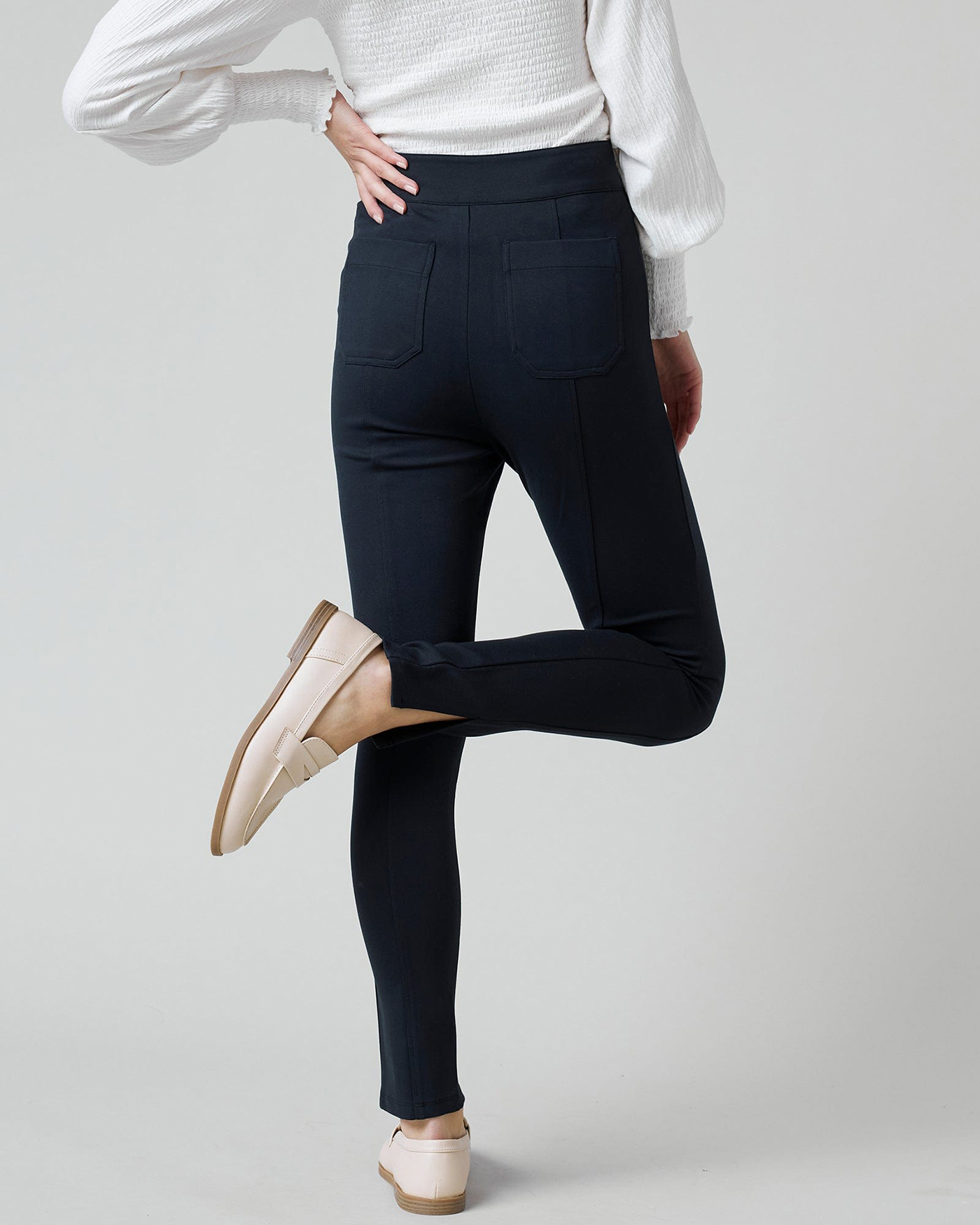 Black Ankle Slit Pant