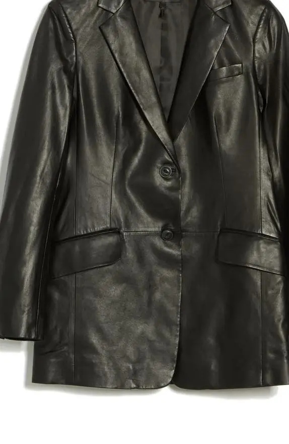 Charles Leather Blazer