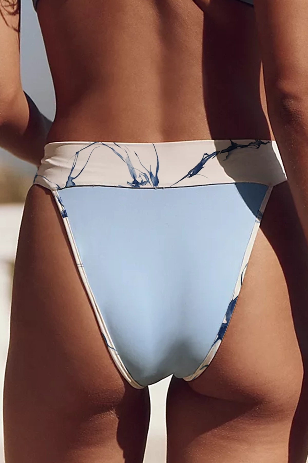 Contrast Stitching Bikini Bottoms