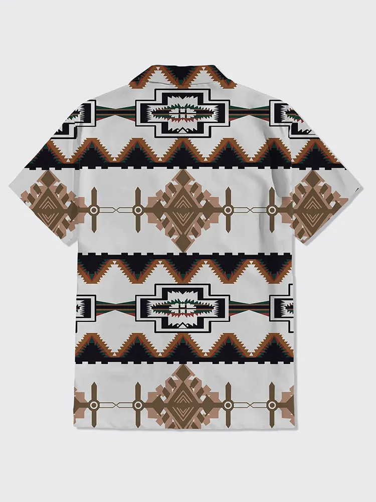 The Vintage Aztec Button Up Shirt
