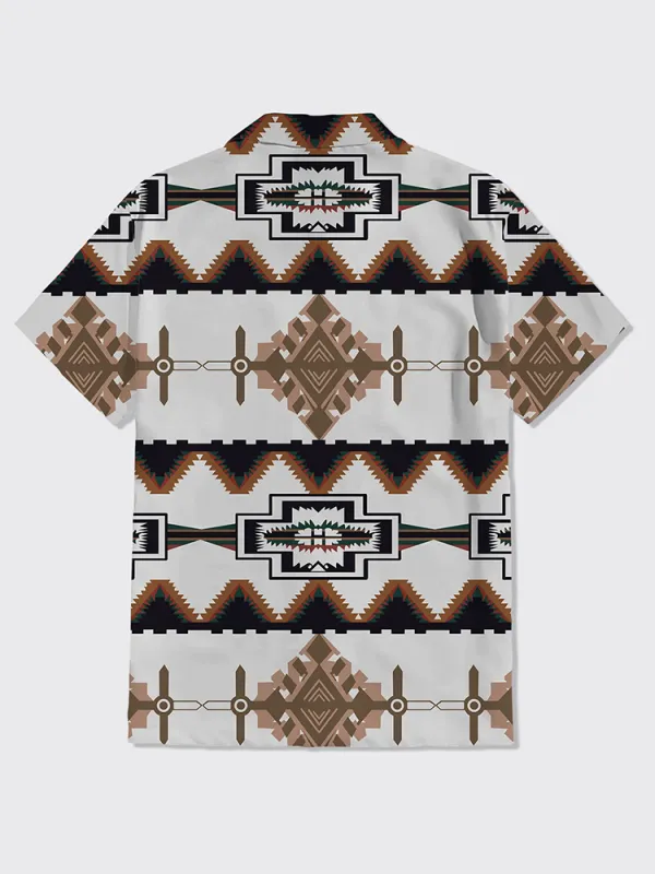 The Vintage Aztec Button Up Shirt