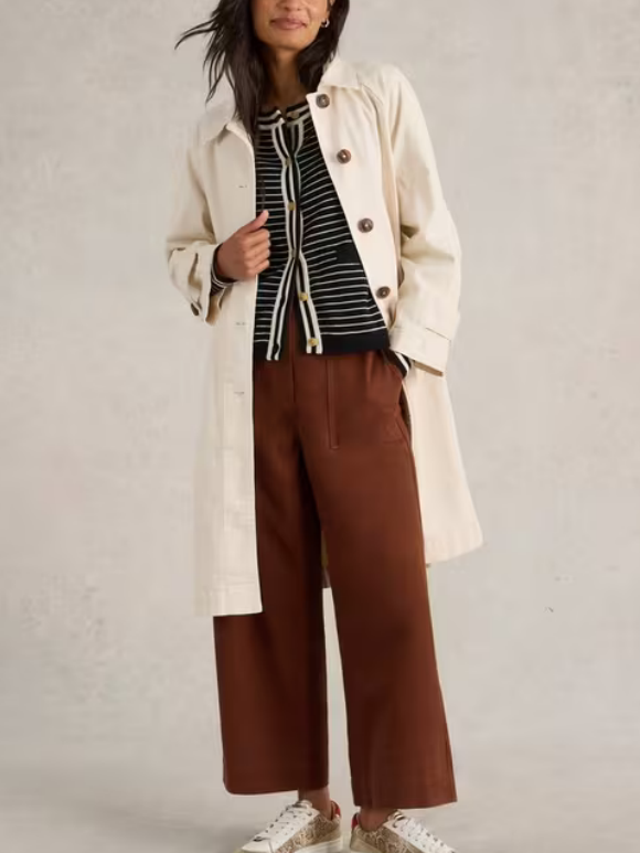 Denim Collared Coat